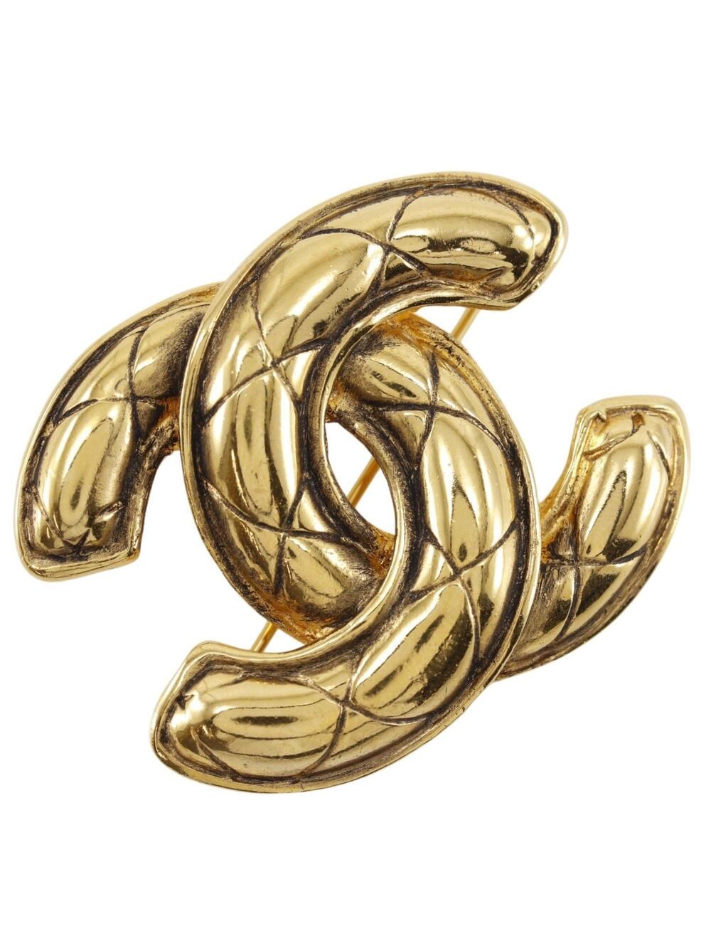 Chanel Cc Logo Brooch Metal #299349C10B